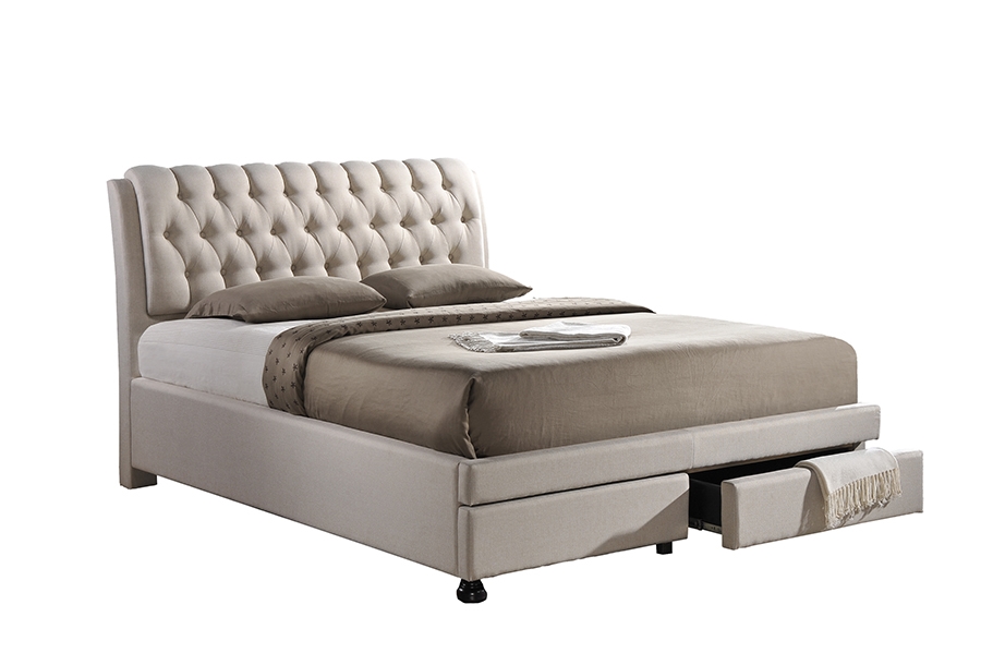 Abbingt upholstered storage deals bed